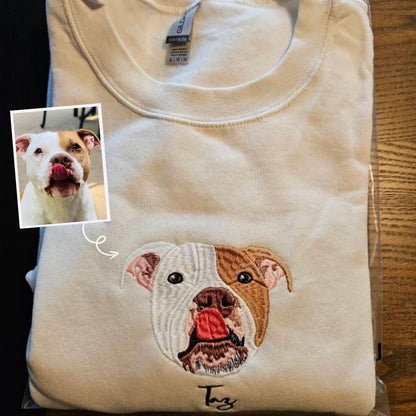 Cavapoo Sweatshirt or Hoodie, Custom Embroidered Gift from Photo Name