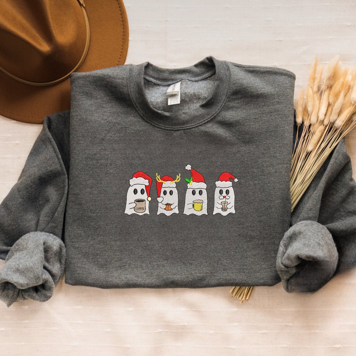 Coding Love Program Sweatshirt  Hoodie with Custom Embroidered on Sleeve