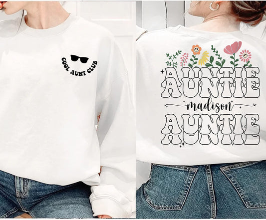 Cool Aunts Club Sweatshirt, Cool Aunts Sweatshirt, Aunts Gift Shirt, Aunts Birthday Gift, Sister Gifts, Auntie Sweatshirt, Aunts Sweatshirt