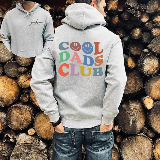 Cool Dad Club 2 Sided Sweatshirt, Custom Dad Shirt, Cool Dad Gift, Dad Birthday Gift, Gift For Dad, Father's Day Gift Shirt, Dad Sweatshirt