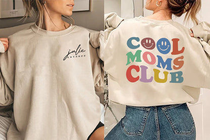 Cool Moms Club Sweatshirt, Cool Mom Sweatshirt, Cool Mom Club, Mama Sweatshirt, Mom Sweatshirt, Mama Shirt, New Mom Gift, Mom Birthday Gift