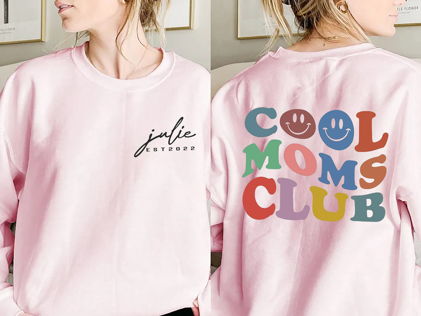 Cool Moms Club Sweatshirt, Cool Mom Sweatshirt, Cool Mom Club, Mama Sweatshirt, Mom Sweatshirt, Mama Shirt, New Mom Gift, Mom Birthday Gift