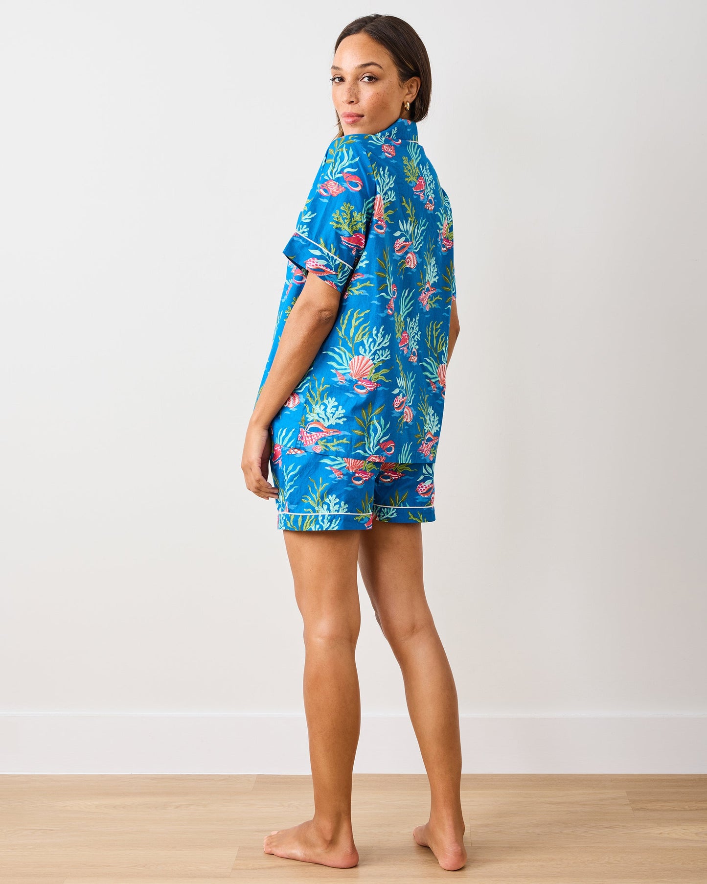 Coral & Conch - Short Pajamas Set - Ocean Breeze