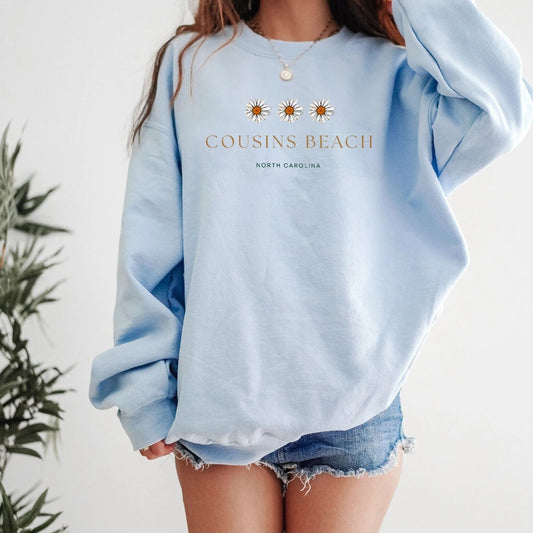 Cousins Beach Sweatshirt, Summer I Turned Pretty Shirt, Vintage Cousins Beach Sweatshirt, Cousins Beach Tee, Summer Shirts Trendy