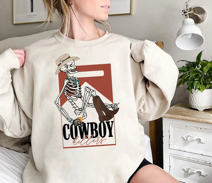 Léine Killer Cowboy, Léine Tíre, Léine an Iarthair, Léine an Deiscirt, Cailín na Tuaithe, Vintage Tee, Léine Boho, Léine Cowboy Retro, Léine Cowgirl