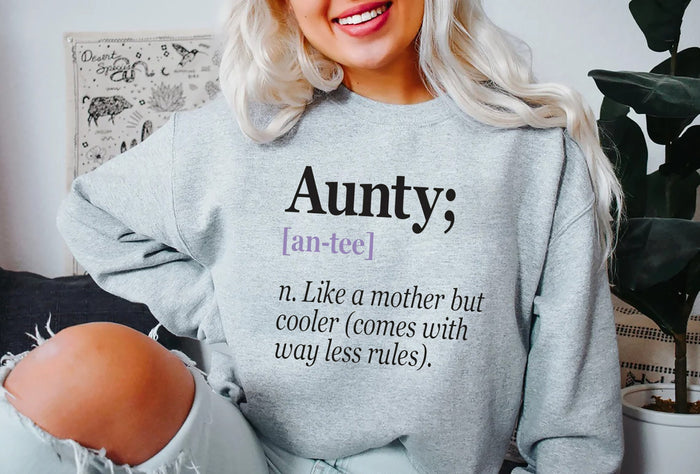 Custom Auntie Sweatshirt, Auntie sweatshirt, Personalized Auntie Shirt, New Auntie,Best Auntie Gift, Gift For Aunt, aunt sweatshirt