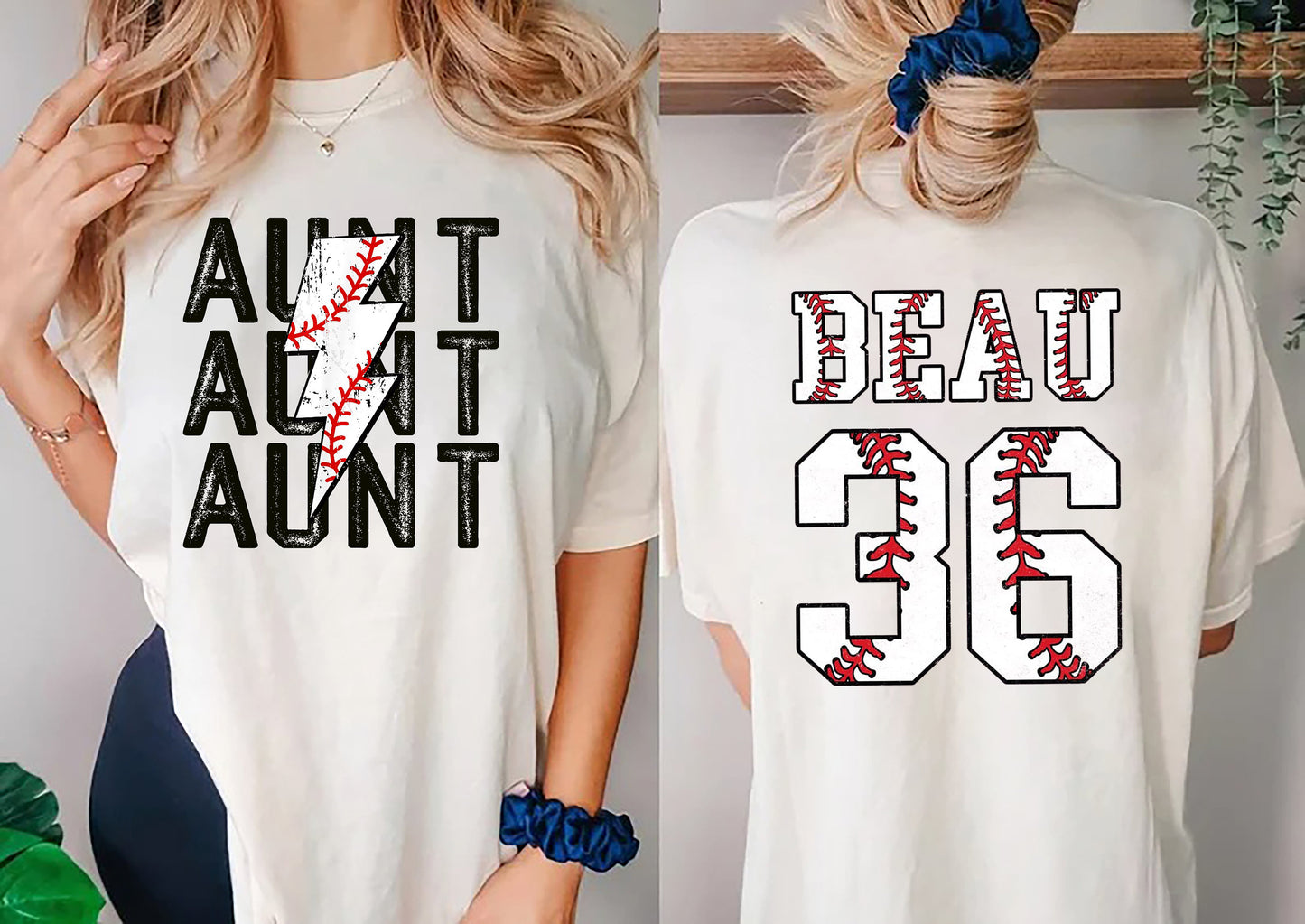 Custom Baseball Aunt Shirt, Aunt Baseball Tee, Baseball Top for Aunt, Baseball Season Shirt, Sports Aunt, Baseball Game Shirt, Baseball Tee