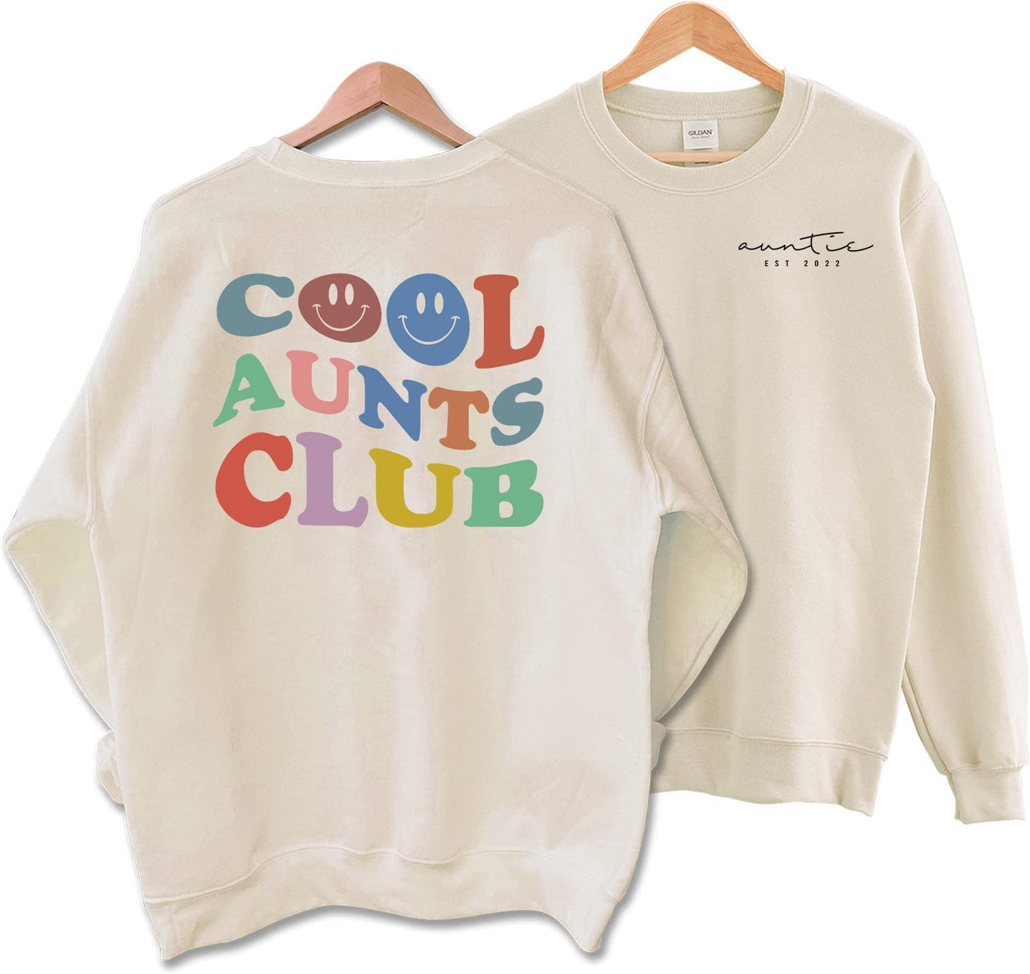 Custom Cool Aunts Club Sweatshirt, Cool Aunt Sweater, Auntie Gift, Aunt Birthday Gift, Sister Gift Sweater, Auntie Sweater, New Aunt Sweater
