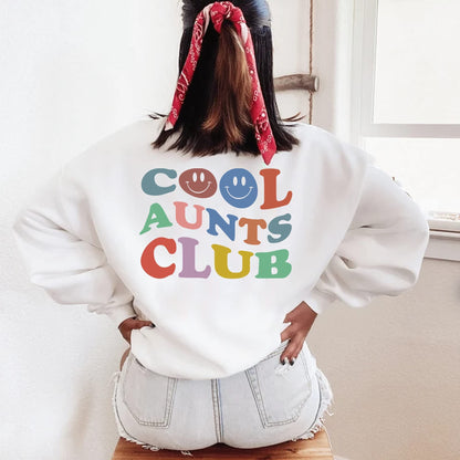 Custom Cool Aunts Club Sweatshirt, Cool Aunt Sweater, Auntie Gift, Aunt Birthday Gift, Sister Gift Sweater, Auntie Sweater, New Aunt Sweater