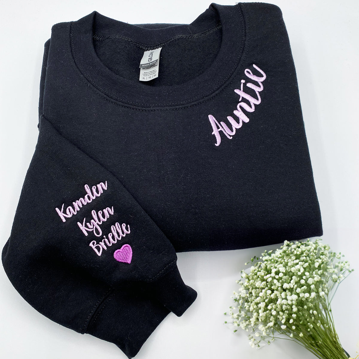 Custom Duck Duck Goose Sweatshirt or Hoodie, Embroidered for Couple Valentine's Gifts