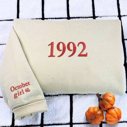 Custom Embroidered Wedding Anniversary Gift for Couple Friends Sweatshirt or Hoodie