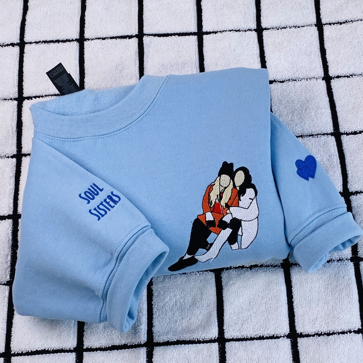 Custom Hoodie with Picture Embroidered Sweatshirt Family Portrait