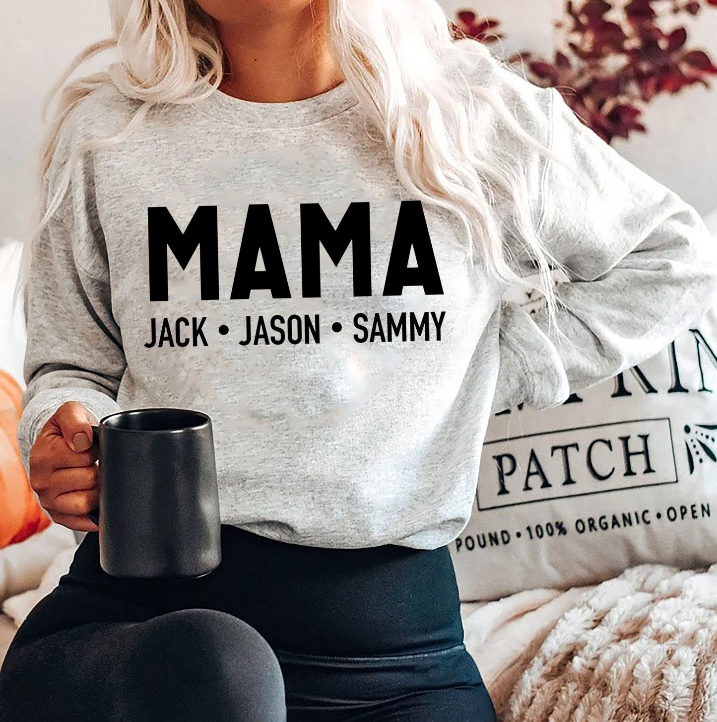 Custom Mom Shirt, Mama Sweatshirt, Mom Shirt With Names, Gift For Her, Mothers Day Gift, Mothers Day Shirt, Mama Shirt, Custom Mama Shirt