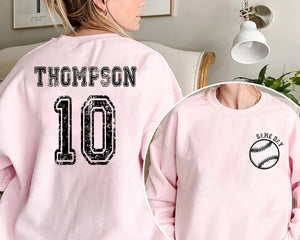 Custom Softball Sweatshirts, Softball Numbers Shirt, Personalized Softball Tees, Softball Spirit wear, Softball shirts, Softball Team Shirt