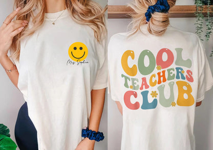 Custom Teacher Shirt, Cool Teacher Club Sweatshirt, Teacher Sweatshirt, Cool Teacher Shirt, Teacher Appreciation Gifts, Teachers Day Shirt