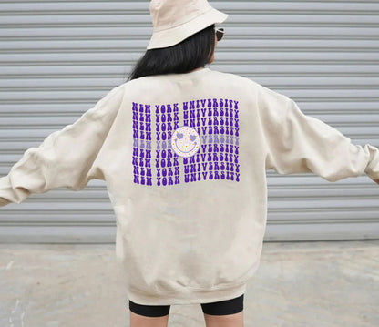Custom University shirt, New York University T Shirt, College Shirt, NYU Sweatshirt, Student Gift,University Crewneck, Harvard Tee, New York