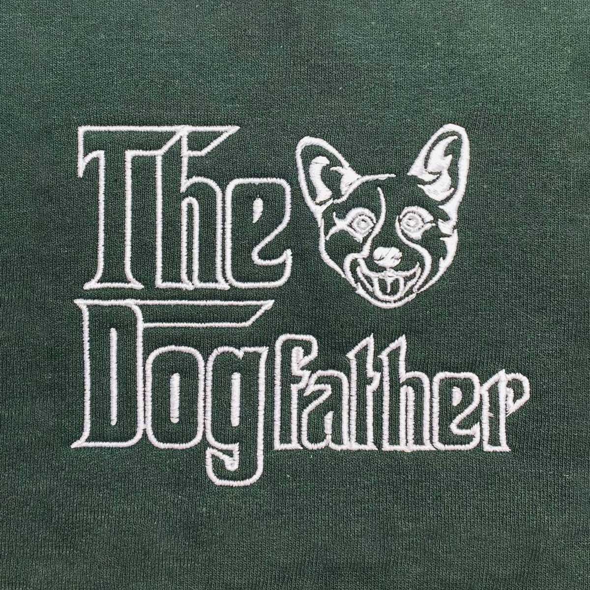 Custom Corgi Dog Dad Embroidered Apron, Personalized The DogFather Apron Corgi, Best Gifts For Corgi Lovers