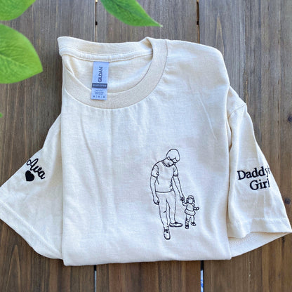 Custom Embroidered Dog Portraits Sweatshirt or Hoodie for Dog Lover