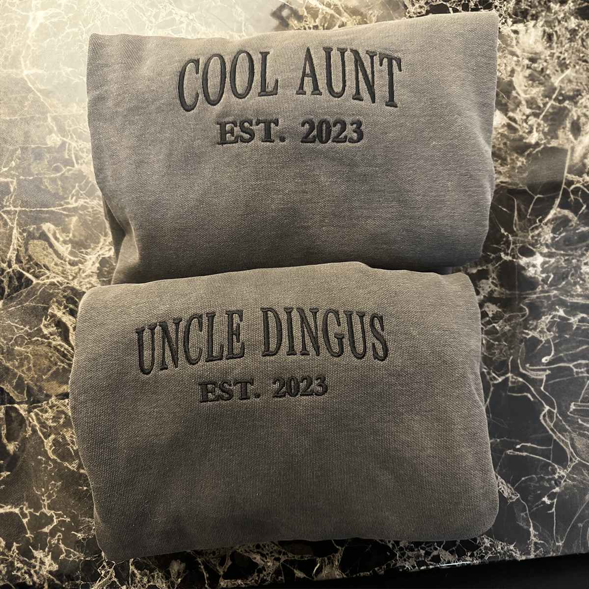 Custom Embroidered Favorite Uncle Sweatshirt, Personalized Gift for Uncle Father's Day Birthday Gift Idea
