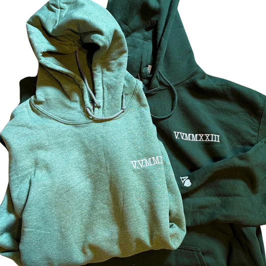 Custom Embroidered Roman Numeral Sweatshirt, Personalized Anniversary Gift for Matching Couples 8192269811931