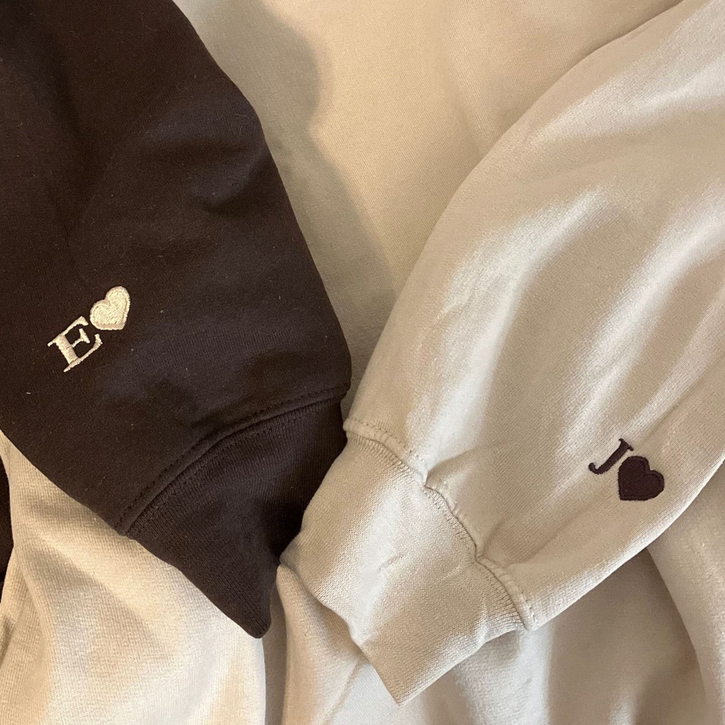 Custom Embroidered Roman Numeral Sweatshirt, Personalized Anniversary Gift for Matching Couples 8192269811931