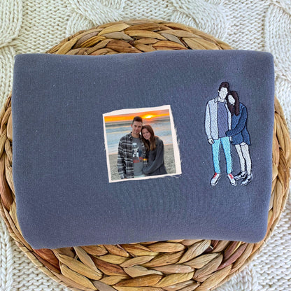 Custom Embroidered Sweatshirt, Make Your Own Hoodie for Women Men