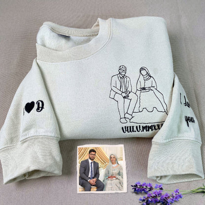 Custom Embroidered Sweatshirt, Make Your Own Hoodie for Women Men
