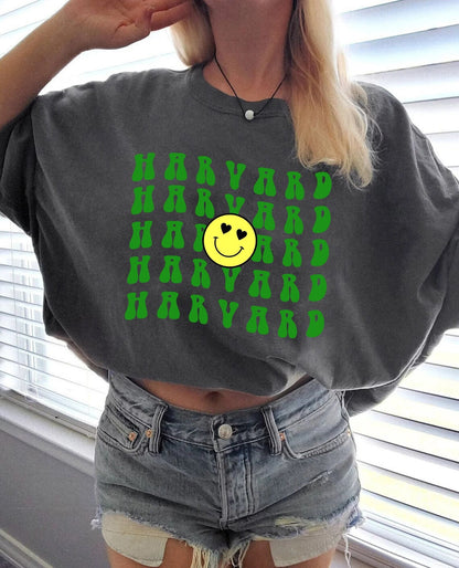 Cute Custom College Shirt,Cute College Shirt, Custom College Shirt, Custom,College Sweatshirt, Gift for College, harvard university gift