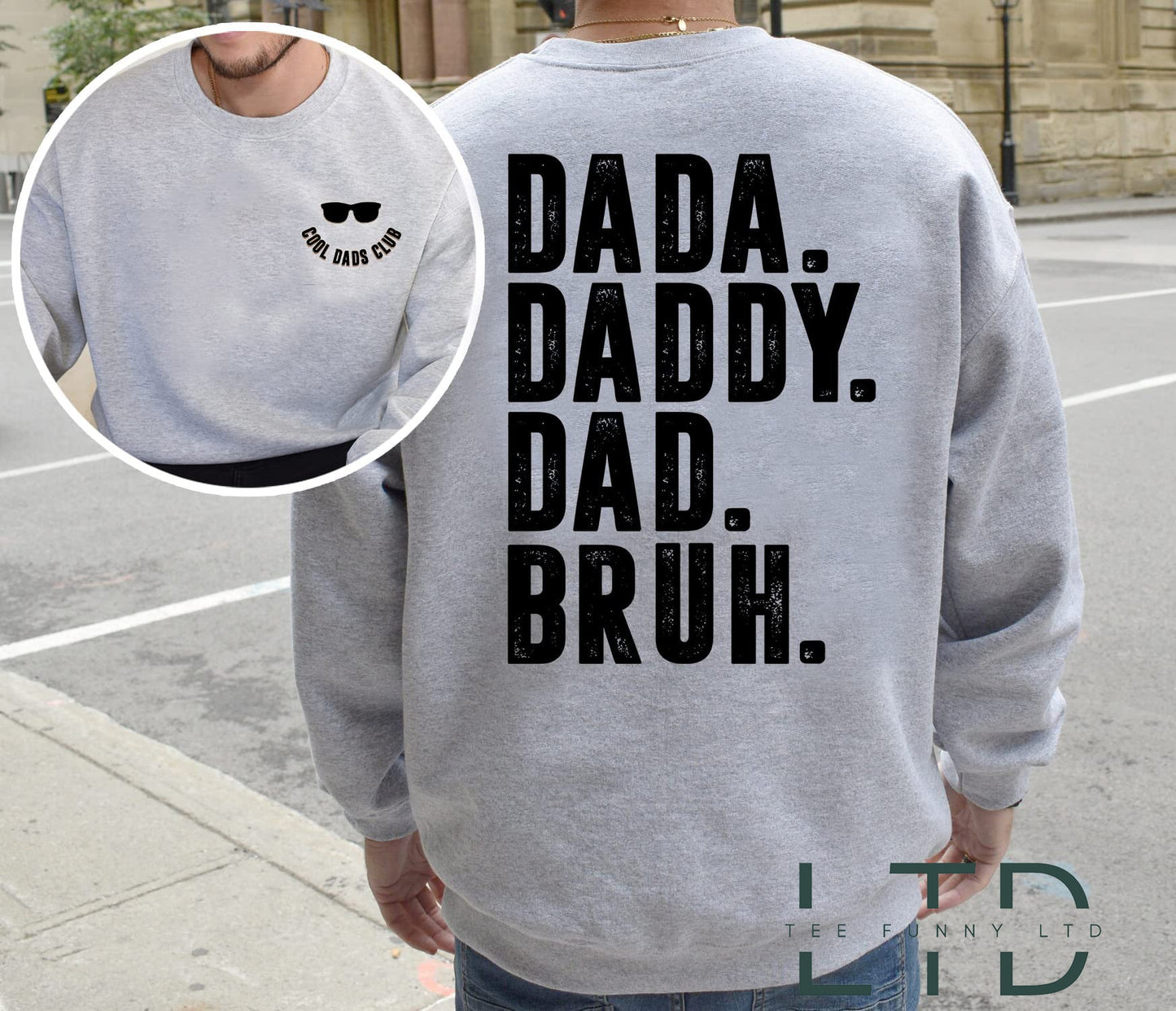 Dada Daddy Dad Bruh Shirt, Dada T-Shirt, Gift For Dad, Cool Dads Club Sweatshirt, Dad Shirt, Dada Daddy Dad Bruh Shirt, Funny Bruh Shirt