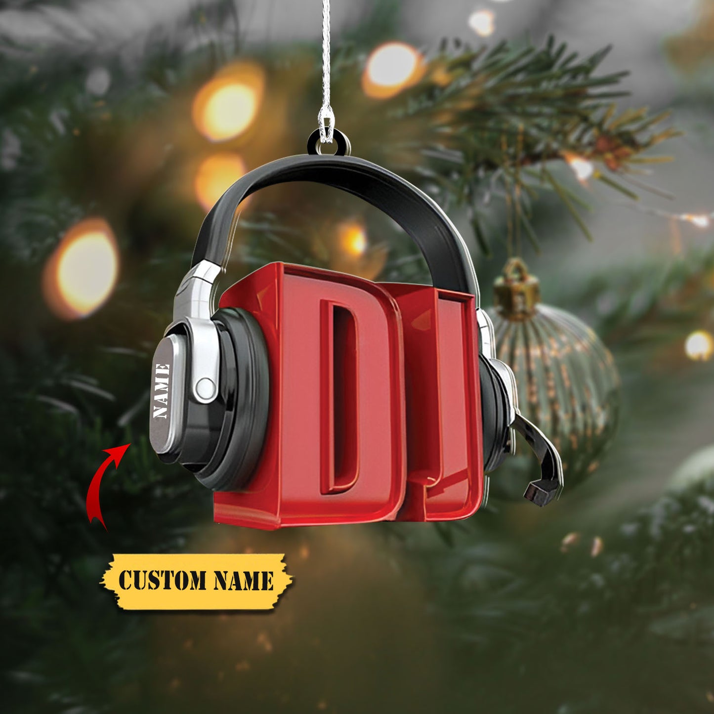 DJ 886 - Shaped Ornament - TT99 Christmas Ornament, Custom Christmas Ornament, Ornament Christmas, Ornament For Gift