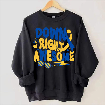 T-Léinte Feasachta ar Shiondróm Down, Léine Siondróm Down, Léine Inspioráideach, Geansaí Míosa Siondróm Down, Bronntanas dá cuid, Bronntanas dó