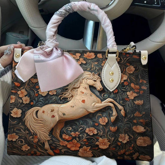 Horse Leather Bag Rustic Grace