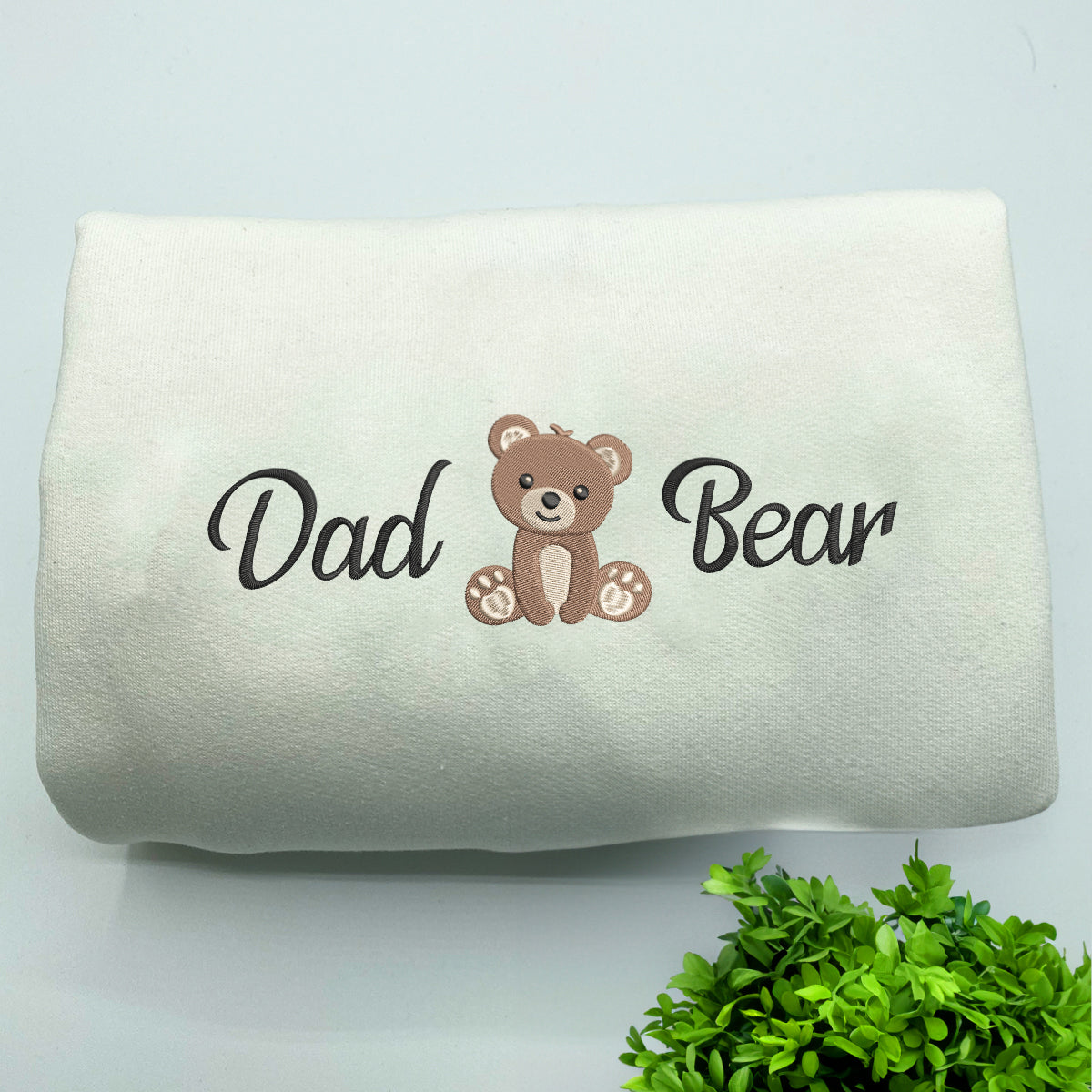 Dad and Son T-Shirt with Embroidered Photo Portrait, Gift for Father's Day, New Dad Birthday