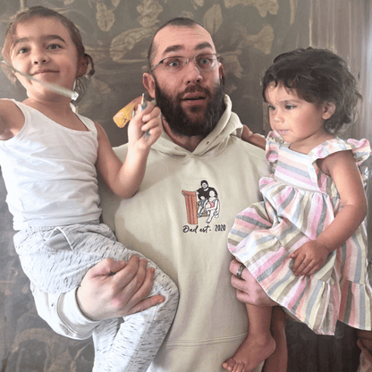 Cute Valentines Day Sweatshirt or Hoodie with Roman Numerals, Custom Embroidered Gift Ideas For Couples