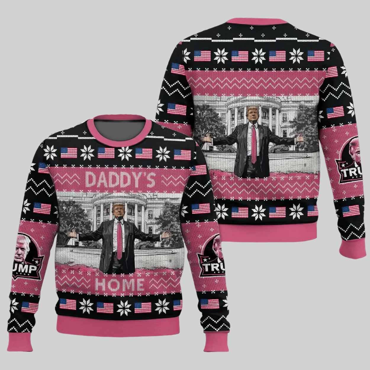 Daddy’s Home Trump Ugly Christmas Sweater