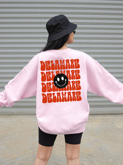 Delaware Game Day Themed Sweatshirt, shirt, Delaware Student Gift, UDel Tailgate Apparel, Custom Game Day Shirt, Delaware Sweatshirt, shirt