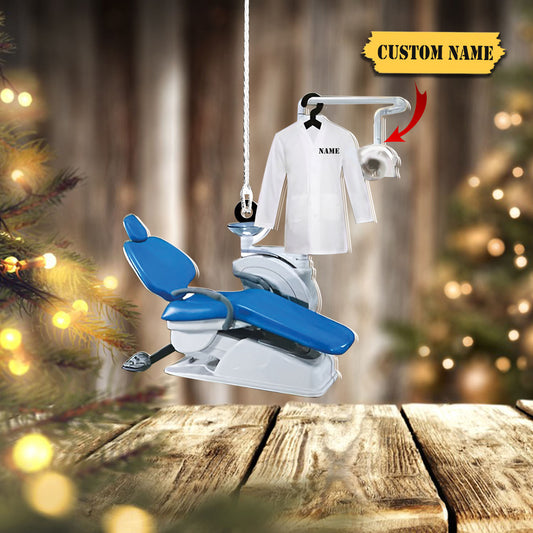 Ornáid Nollag Aicrileach Fiaclóir, Ornáid Nollag Saincheaptha, Ornáid Nollag, Ornáid Mar Bhronntanas