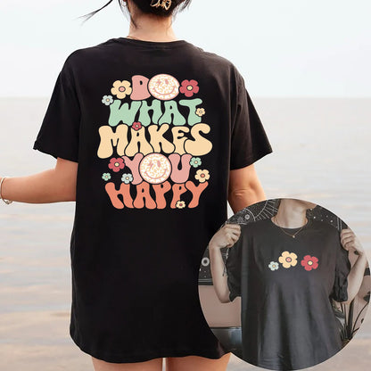 Do What Makes You Happy Sweatshirt, Aesthetic Motivational Hoodie, Retro Aesthetic Hoodie, Positive Vsco Hoodie, Inspirational Hoodie