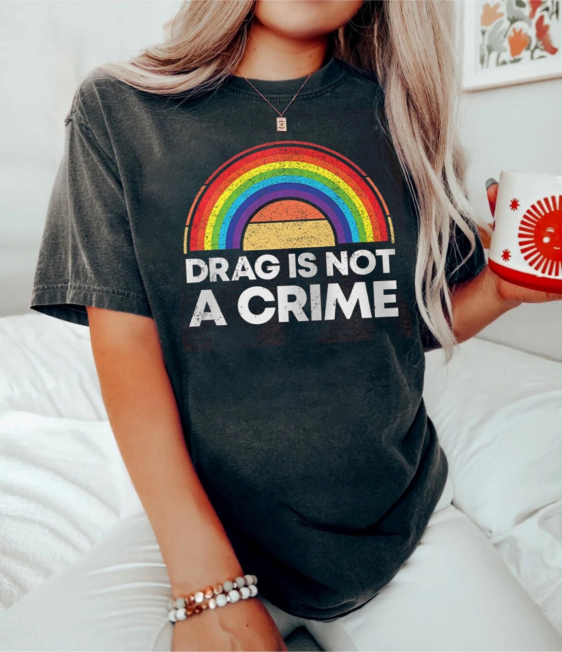 Drag is Not a Crime Shirt, Support Drag In Tenesssee Shirt, LGBTQ Rights Shirt, Protect Drag Top, Pro Drag Queen Tee, Drag Ban Protest tee