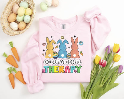 Easter Occupational Therapy sweatshirt, Easter OT Shirt, Occupational Therapist Tshirt, Occupational Therapy Shirts, Occupational Therapy