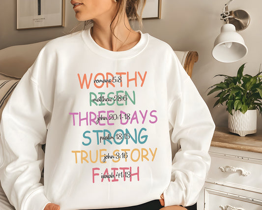 Easter Christian Sublimation Sweatshirt, A lot can happen in 3 days Sublimation Shirt, Easter Hoodie, Jesus Shirt, Happy Easter Day Tee