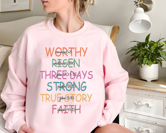 Easter Christian Sublimation Sweatshirt, A lot can happen in 3 days Sublimation Shirt, Easter Hoodie, Jesus Shirt, Happy Easter Day Tee