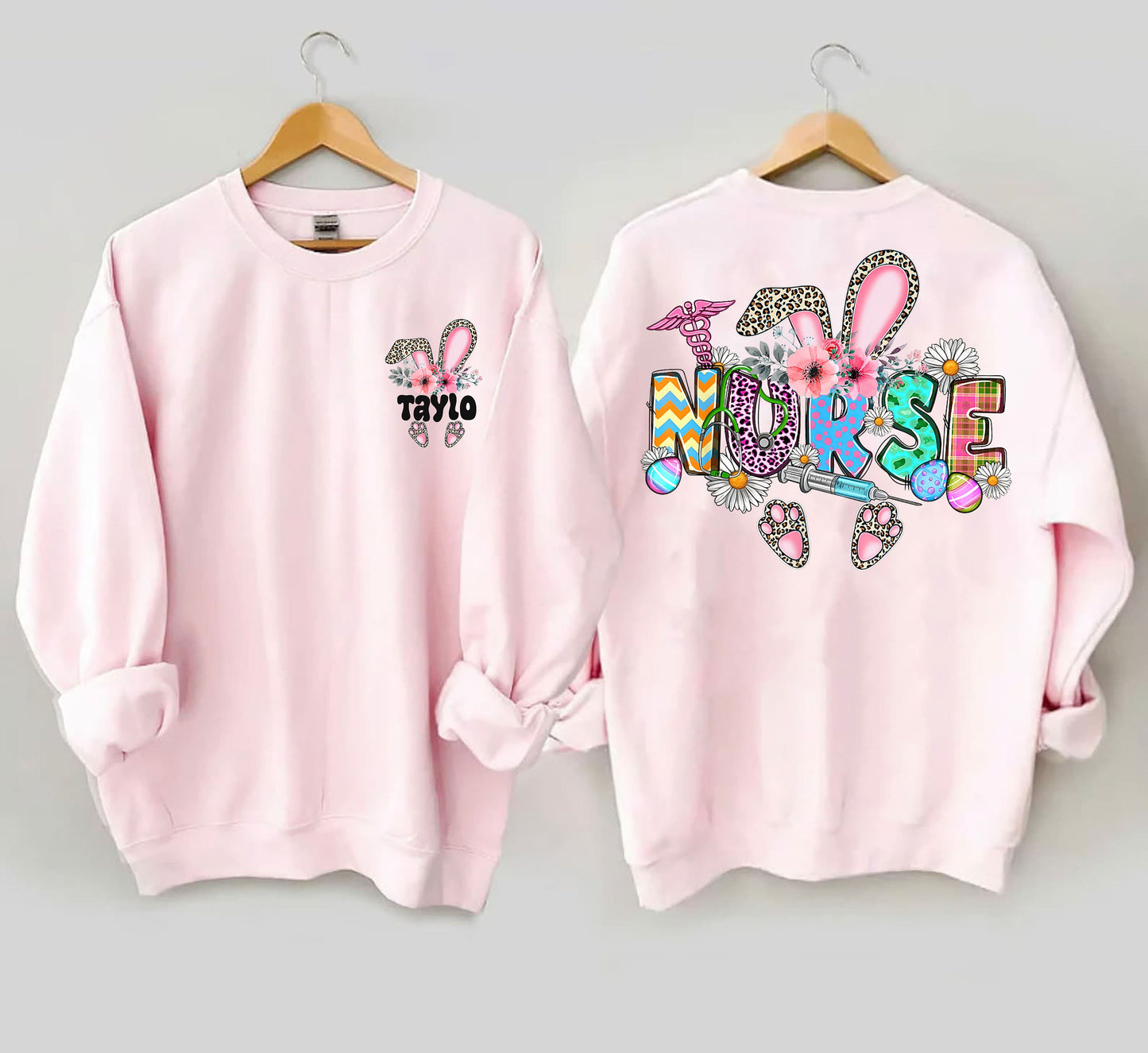 Sweatshirt Altra na Cásca, Léine Altraí Bunny Cásca, Léine Cásca Altra, Léinte RN, Bronntanas don Altra, Léine Sheachtain na Altra, Léinte Altranais