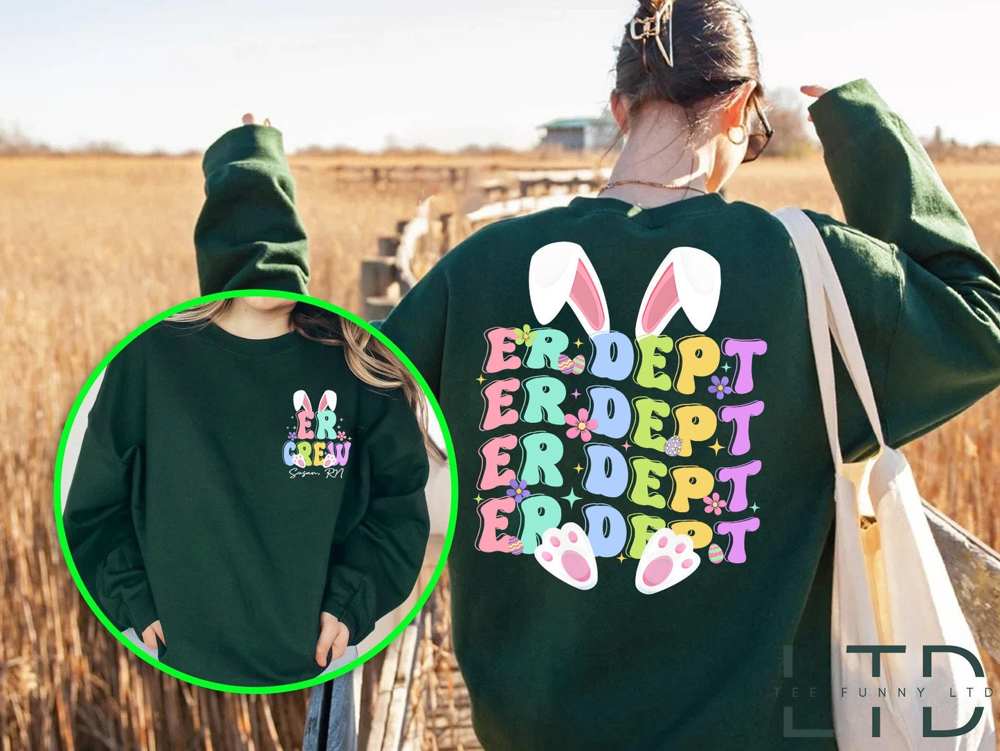 Léine Roinn Éigeandála na Cásca, Léine Cásca Altra ER, Léine Altraí Seomra Éigeandála, Léine Altraí na Cásca de chuid na Roinne Er, Bronntanas Cásca don Altra