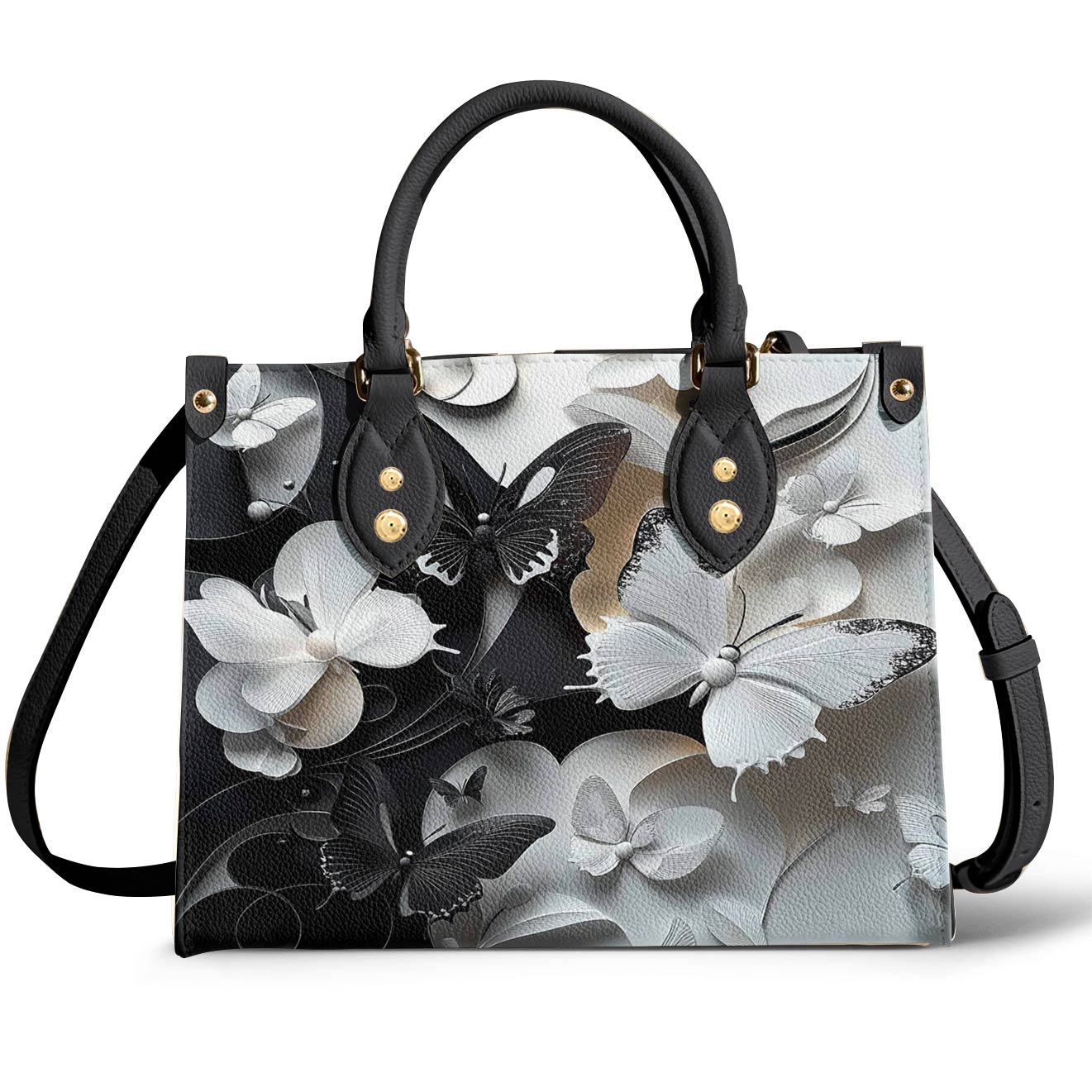 Leather Bag Monochrome Mirage