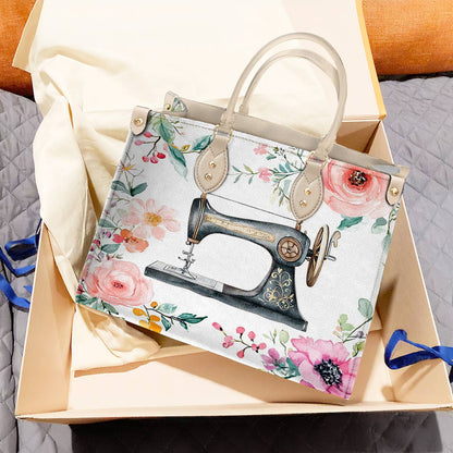 Leather Bag Petals & Needles