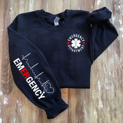 Roinn Éigeandála Sweatshirt Altra Éigeandála Leigheas Éigeandála Seomra Éigeandála Altra Geansaí Éigeandála Léine Éigeandála Bronntanas ER éigeandála