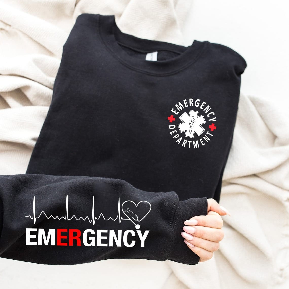 Roinn Éigeandála Sweatshirt Altra Éigeandála Leigheas Éigeandála Seomra Éigeandála Altra Geansaí Éigeandála Léine Éigeandála Bronntanas ER éigeandála