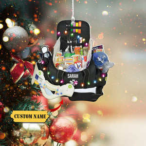 EMT Bag Personalized Christmas Ornament- Best Gift For EMT Workers, Custom Christmas Ornament, Ornament Christmas, Ornament For Gift