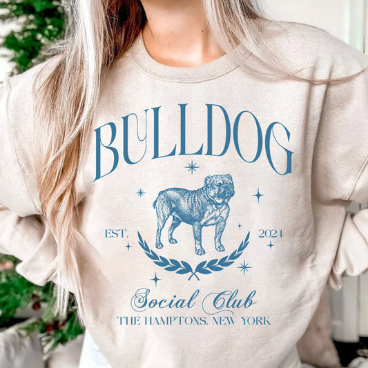 English Bulldog social club Sweatshirt, English Bulldog Hoodie, English Bulldog, English Bulldog mom, English Bulldog gift, Bulldog Shirt